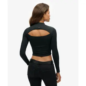 Långärmad baddräkt för kvinnor med öppen rygg Superdry image-2