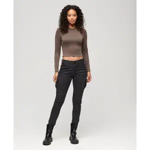 Långärmad baddräkt för kvinnor med öppen rygg Superdry image-2