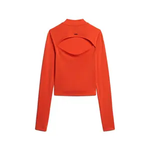 Långärmad baddräkt för kvinnor med öppen rygg Superdry image-3