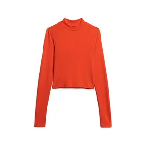 Långärmad baddräkt för kvinnor med öppen rygg Superdry image-0