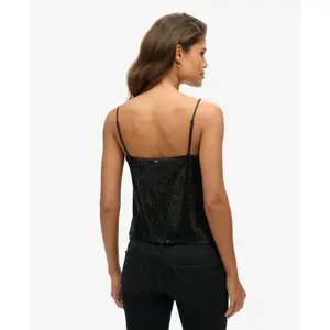 Sequin tank top Superdry image-4