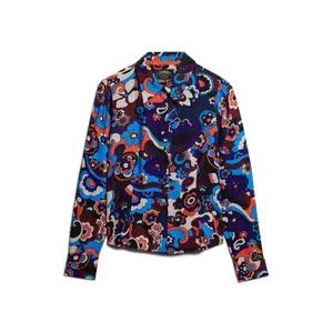 Women's long sleeve printed shirt Superdry 70s image-0