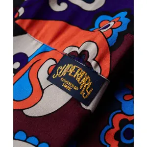 Women's long sleeve printed shirt Superdry 70s image-5