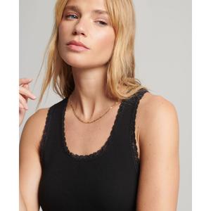 Tanktop mit Spitzenbordüre Frau Superdry image-3