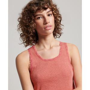 Tanktop mit Spitzenbordüre Frau Superdry image-2