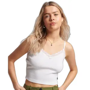 w6011772a-01c-geripptes-tanktop-mit-spitzenbesatz-damen-superdry-optik