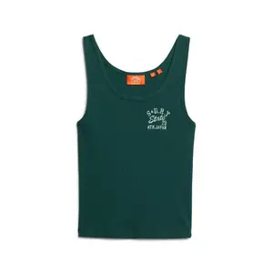 Tampo do tanque com nervuras para mulheres Superdry Athletic Essential image-0