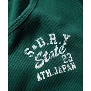 Tampo do tanque com nervuras para mulheres Superdry Athletic Essential image-5