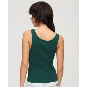 Tampo do tanque com nervuras para mulheres Superdry Athletic Essential image-4