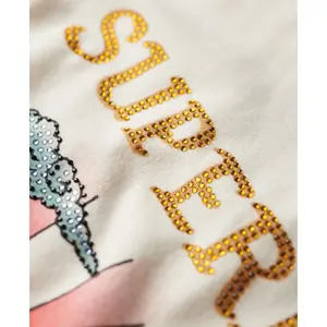 Tanktop mit Strasssteinen Tattoo-Effekt Damen Superdry image-4