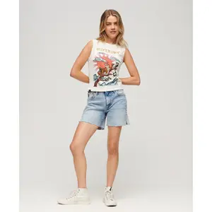 Tanktop mit Strasssteinen Tattoo-Effekt Damen Superdry image-1