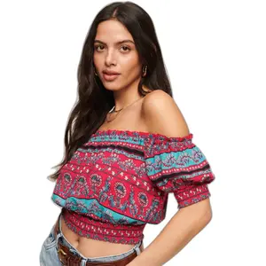 Blusa curta para mulher Superdry image-0