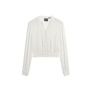 Blouse manches longues smockée femme Superdry image-0