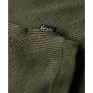 Débardeur côtelé en coton bio à liseré en dentelle femme Superdry Essential image-3