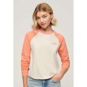 Camiseta de manga larga para mujer Superdry Essential image-1