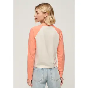 Camiseta de manga larga para mujer Superdry Essential image-3