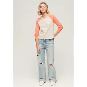 Camiseta de manga larga para mujer Superdry Essential image-2