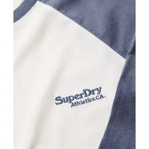 Camiseta de manga larga con logo para mujer Superdry Essential image-5