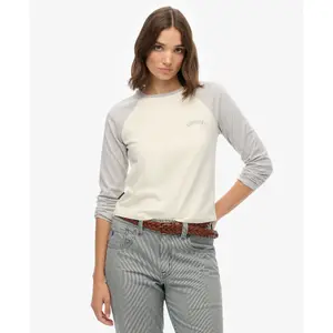 Camiseta de manga larga para mujer Superdry Essential image-1