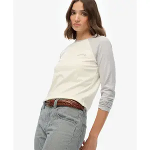 Camiseta de manga larga para mujer Superdry Essential image-2