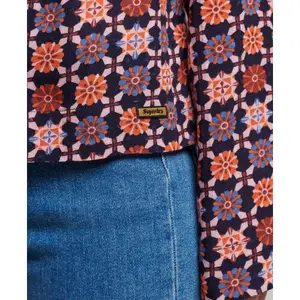 Camiseta acampanada tejida de manga larga para mujer Superdry image-5