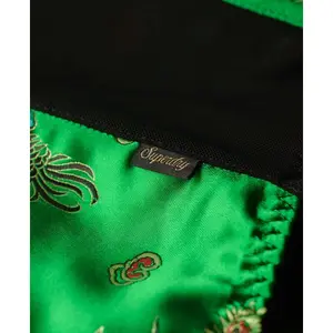 Women's satin bustier with embroidered flowers Superdry image-4