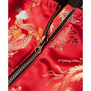 Women's satin bustier with embroidered flowers Superdry image-3