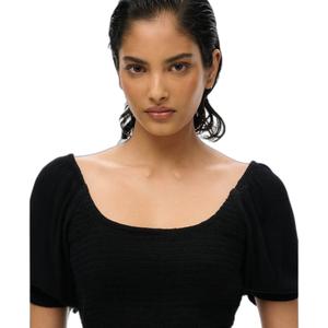 T-shirt femme Superdry Smocked Woven image-4