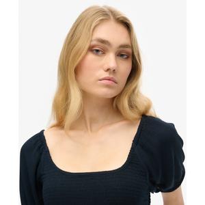 T-shirt tissé smocké femme Superdry image-4