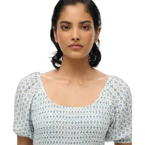 Blouse col boutonné femme Superdry image-0