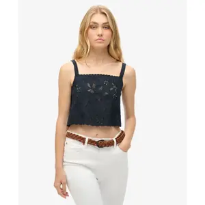 Embroidered tank top for women Superdry Ibiza image-1