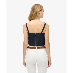 Embroidered tank top for women Superdry Ibiza image-3