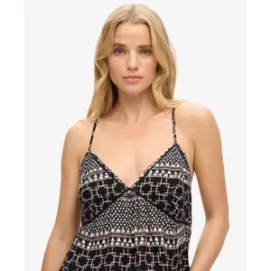 Damenbedrucktes Gewebe-Top Superdry image-4