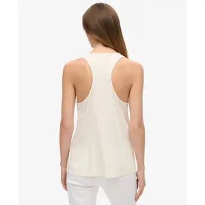 Camiseta sin mangas de encaje de jersey mujer Superdry image-3