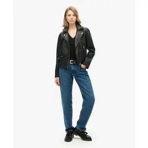 V-Ausschnitt T-Shirt mit Spitzenrand für Frauen Superdry Essential image-3