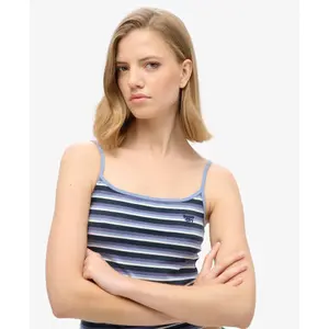 Γυναικείο αμάνικο μπλουζάκι Superdry Athletic Essentials image-4