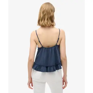Γυναικείο τοπ από τζέρσεϊ με φρουφρού Superdry image-2