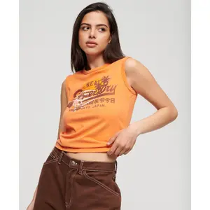 Camiseta de tirantes mujer Superdry LA Vintage Logo image-2
