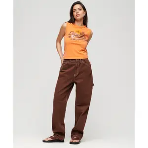 Camiseta de tirantes mujer Superdry LA Vintage Logo image-1