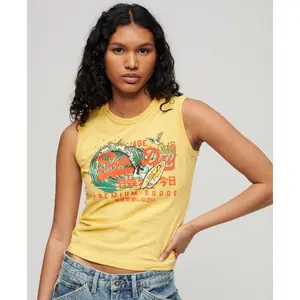 Camiseta de tirantes mujer Superdry LA Vintage Logo image-2