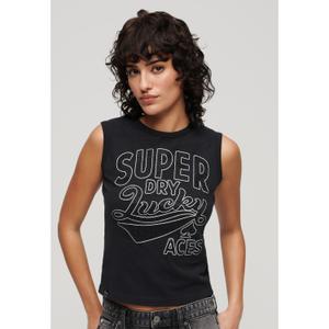 Slim Fit Tanktop Damen Superdry Retro image-1