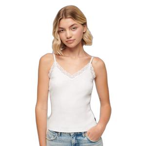 Rippchen mit Spitzenrand für Frauen Superdry Caraco Essential image-1