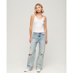 Rippchen mit Spitzenrand für Frauen Superdry Caraco Essential image-3