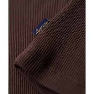 Kurzes Top mit Spitzenbesatz für Frauen Superdry Essential image-6