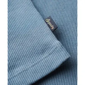 Kurzes Top mit Spitzenbesatz für Frauen Superdry Essential image-5