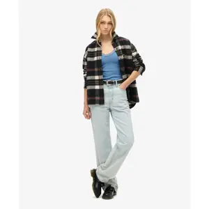 Kurzes Top mit Spitzenbesatz für Frauen Superdry Essential image-1