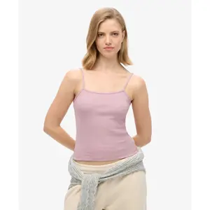 Top de canalé fino para mujer Superdry image-2