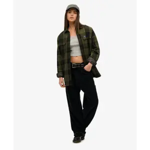 Top corto con ribete de encaje mujer Superdry Athletic Essentials image-2