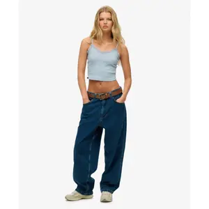 Spitzenbesatz Kurztop Damen Superdry Athletic Essentials image-1