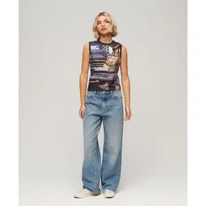 Damski tank top Superdry Sub Print image-2